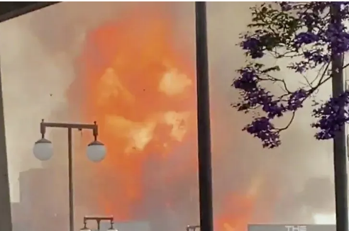 （视频）突发！洛杉矶市中心火灾，现场火光冲天多名消防员受伤！