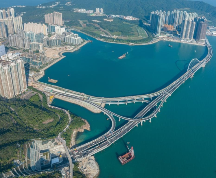 香港将军澳跨湾大桥正式通车！
