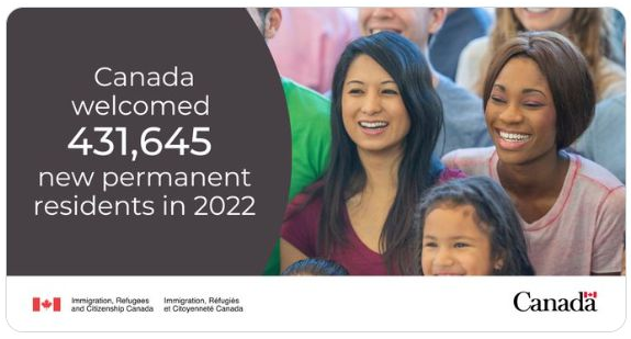加拿大再次迎来创纪录的人口增长，目前加拿大签证中心全部恢复运营！