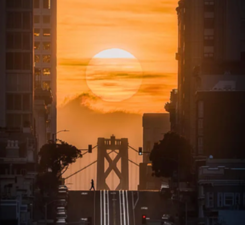 极其罕见！一年两次唯美“旧金山悬日”即将来袭！